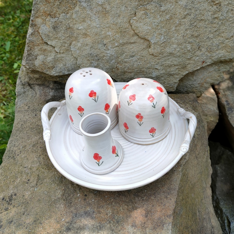 Fotka Dochucovací souprava červené macešky