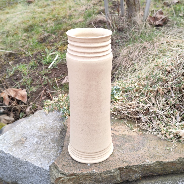 Fotka váza rovná hladká okr