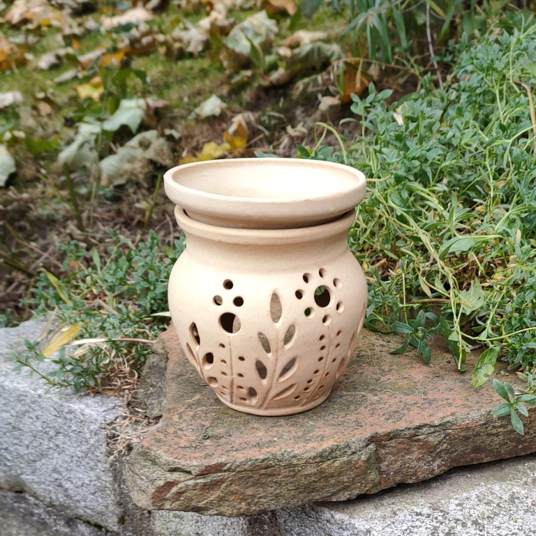 Fotka Aromalampa okr lístečky