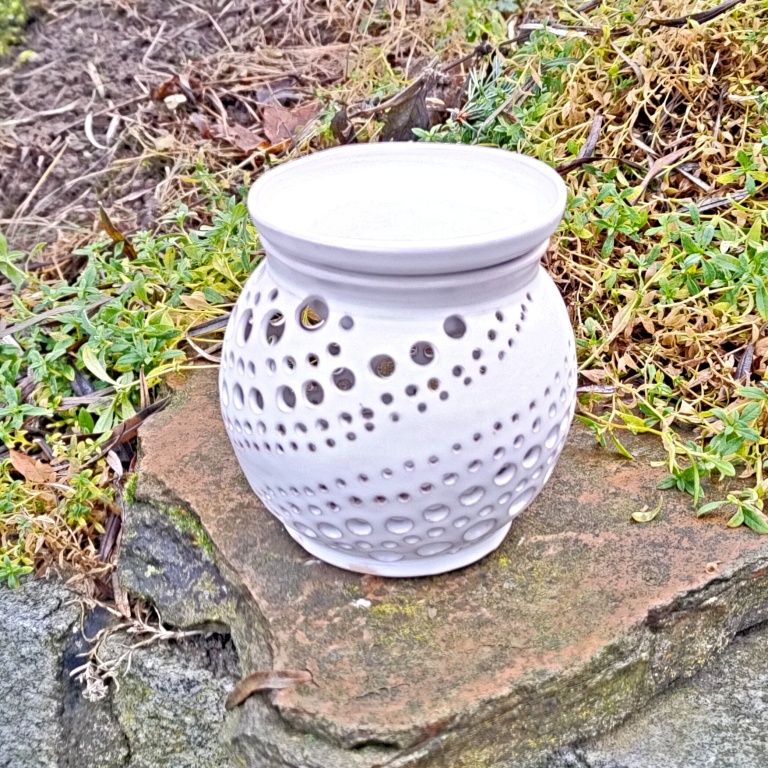 Fotka Aromalampa smetanová  spirála