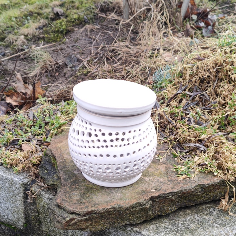 Fotka Aromalampa smetanová  spirála