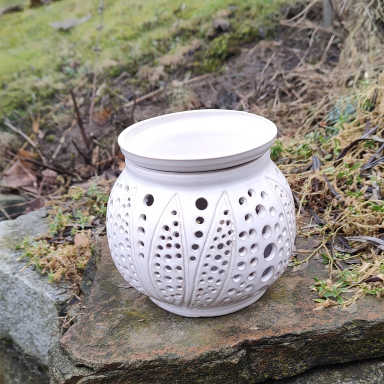 Fotka Aromalampa smetanová  listy